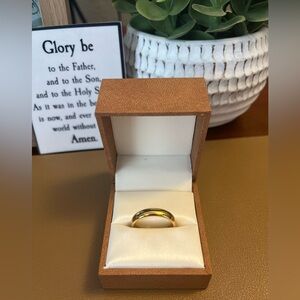 4mm Polished 14k Tungsten Band